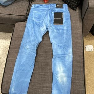 Purple Brand blue shine coated jeans Size 33